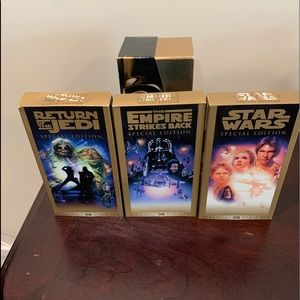 Like new 3 pack VHS Star Wars